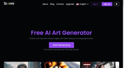 Stormi - Free AI Based Image Generator preview